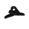 Corea del Sur Nuevo Elegante Negro y Blanco Puntos de Ola Pinza Grande Cruzada Moda Clip para Cabello Accesorios para el Cabello para Niñas