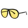 Gafas de Sol Estilo Nuevo Aviador Marco Grande Gafas de Piloto Retro Estilo Ins Modernas de Cruzar la Frontera Gafas de Sol Parasol
