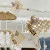 Productos Tejidos de Bambú Estilo Chino Decoraciones de Escena Entorno Temático para Jardín de Infancia Creación de Entorno Bordado Soporte Decoración Colgante de Tira de Bambú Materiales