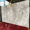 Láminas de Mármol Natural, Muestra Disponible: Travertino de 15*15 en Blanco, Negro, Gris, Marrón, Tonos Oscuros y Claros para Muebles, Cubiertas de Mesa de Comedor y Piedra para Paredes