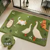 Alfombrilla para el suelo del baño, absorbente y de secado rápido, alfombrilla antideslizante para la entrada del baño, alfombrilla para los pies de la ducha, alfombra para el inodoro del hogar