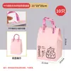 Bolsa Térmica Descartável para Bolo de 4 polegadas Bolsa Tote de Folha de Alumínio Bolsa para Embalagem de Levar Logo Comercial