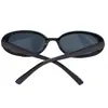 Óculos de Sol Retrô Modernos Transfronteiriços Moda Ins Armação Oval Óculos de Sol Polarizados para Exterior Anti-UV 5192
