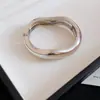 Pulsera Retorcida de Metal Irregular de Venta Caliente Transfronteriza Europea y Americana Estilo Ins Pulsera de Tacto de Alta Gama Sentido de Diseño de Nicho Joyería de Mano