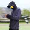 Ropa Protectora Solar con Capucha de Seda Helada Transfronteriza para Hombres y Mujeres, Nueva Ropa Protectora Solar Fina Transpirable de Color Sólido para Verano, Chaqueta Protectora Solar para Exteriores, Moderna