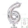 Paquete de Cartas al por Mayor One Piece Versión Delgada de 16 pulgadas Oro y Plata Digital Escena de Fiesta de Cumpleaños para Bebé Globo de Película de Aluminio
