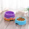 Caramelo de Color Promocional Pequeño Plástico Mascota Tazón Único Gato Perro Comida Tazón Único Suministros para Mascotas Fabricante de Origen Mayorista