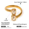 Pulsera Elegante y Silenciosa de Acero Inoxidable Estilo Europeo y Americano con Zirconia Entrelazada, Anillo de Nicho de Lujo Ligero, Joyería de Mano de Acero de Titanio que No se Desvanece, Accesorios Transfronterizos