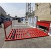 Caminhão de Remoção de Lama Automático Máquina de Lavar Carros Canteiro de Obras Totalmente Automática Máquina de Lavar Rodas Plataforma Plana com Sensor de Luz Mesa de Limpeza de Rodas de Caminhão