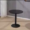 Mesa redonda estável e elegante, perfeita para sala de jantar em casa, quarto, varanda, como mesinha de chá ou como mesa de reunião em uma loja de milk tea ou café.