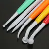 Juego de 10 piezas juego de color para tallado con cuchillo de tallar de acero inoxidable herramientas para pastel DIY