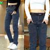 Tendência de calça reta cintura alta simples jeans japonês novo moda jovem moda verão calças masculinas atacado