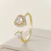 Anillos de Moño Elegantes y Exquisitos en Varios Estilos, Anillos de Circonita de Lujo Ligero Transfronterizos, Estilo Ins Europeo y Americano con Sensación de Alta Gama