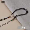 Cordón de Collar Sencillo Tejido DIY Colgante Ruyi Cordón de Collar Cordón de Collar Tejido a Mano Cordón para Colgar en el Cuello Hilo de Colgante de Jade DIY