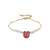 Pulsera de perla de melocotón humano para mujer 2022 Diseño de nicho Pulsera Mori Pulsera avanzada Pulsera Todo a juego