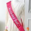 Decoraciones para fiestas de cumpleaños, bandoleras de cumpleaños, etiquetas de feliz cumpleaños, accesorios para fotos de fiestas de cumpleaños.