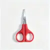 Fabricante Venta al por Mayor Hogar Acero Inoxidable Oficina Tijeras Estudiante Tijeras de Plástico Tijeras de Seguridad Pequeñas de Punta Redonda para Corte de Papel Artesanal para Niños