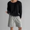 Blusa con protección solar ligera y transpirable camisa de punto de manga larga para hombre verano ligera casual holgada camiseta comercio exterior transfronterizo venta al por mayor