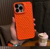 Adecuado para Funda de Teléfono Móvil Iphone18Promax, Funda de Malla Creativa de Verano Refrigerante, Cubierta Protectora con Soporte para Lente Apple 17