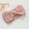 Diadema Nueva para Bebé Transfronteriza Diadema de Nylon Trenzado Estampado para Niños Accesorio para el Cabello con Lazo Suave de Doble Capa para Bebé