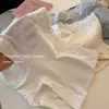 Pantaletas de Algodón de Fibra Larga de Xinjiang Antibacterianas 10A, Algodón Puro, Entrepierna Extendida, Ribete de Encaje, Pantaletas Ajustadas al Cadera para Mujer