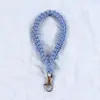 Llavero de hilo de algodón tejido de color personalizado, tarjetero, colgante, cordón exquisito, llavero para coche, para hombres y mujeres, fabricantes, venta al por mayor