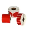 Papel Térmico Rojo Avery Genuino Triple Prueba Papel Adhesivo Autoadhesivo de Color Pegatina para Impresión de Códigos de Barras Etiqueta de Precio
