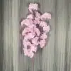 Flores de Cerejeira Criptografadas Simuladas, Decoração de Arco de Casamento, Conjunto de Interior de Teto, Decoração de Salão de Casamento com Flores Simuladas