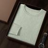 Suéter de Cachemira de Montaña para Hombre Suéter de Cuello Redondo de Panal 24 Otoño e Invierno Nuevo Casual Holgado Suéter Base de Cachemira Top