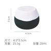 Frasco Dispensador de Cosméticos de Silicone, Caixa de Armazenamento de Creme Facial, Frasco de Creme Portátil de 20ml, Pote Dispensador de Grânulos de Medicamento à Prova de Poeira