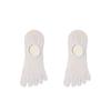 Calcetines de cinco dedos para niños, de primavera y verano, de algodón peinado fino, con puntera dividida, invisibles, para yoga, de silicona, antideslizantes, para pilates.