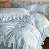 Nuevo Juego de Cuatro Piezas de Seda de Hielo 2026: Ropa de cama sedosa para una sensación lujosa y de alta gama, Sábanas de verano, Cubre cama y Colcha
