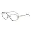 Nueva Moda Retro Marco Pequeño Lente Transparente Luz Azul Anti-Luz Artefacto para Disparo en Calle Estilo ins Unisex Estilo Europeo Americano Venta al por Mayor