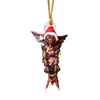 Nova Meia de Natal Criativa Transfronteiriça Fofa Cão Dragão Pingente de Árvore de Natal Decoração Presentes de Feriado