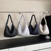 Jaqueta de Algodão com Penas Mais Vendida Outono e Inverno Bolsa Tote para Mulheres, Bolsa de Grande Capacidade para o Dia a Dia, Bolsa Versátil para Viagem com Ombro e Transversal para Transmissão ao Vivo
