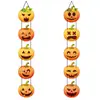 Novas Decorações de Porta para Festa de Halloween Estilo Europeu e Americano, Decorações de Abóbora, Itens de Decoração para Porta da Frente de Halloween