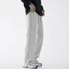 Roupas Masculinas Shanggu Outono Novo Calças Casuais Masculinas, Malha Confortável Três Listras Versátil Liocel Fino de Perna Reta.
