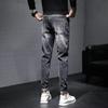 Calças Harlan Jeans Masculinas Moda Solta Reta Casual Barra Cropped
