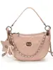 Bolso estilo Chanel de estrella y luna para mujer, nuevo modelo 2026, bolso de axila de nicho de lujo ligero, bolso de cadena acolchado, bolso de mano y bolso cruzado