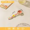 Cuchara de Cerámica Linda Estilo Ins para Niñas, Cuchara para Alimentación de Bebés del Hogar, Cuchara para Postre de Alta Apariencia, Cuchara para Yogur y Avena