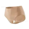 Talla Grande Europea y Americana de Seda de Hielo Sin Costuras Una Pieza Yoga Fitness Deportes Cintura Alta Tangas para Mujer Mismo Estilo que SPANX