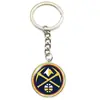 Llavero con Logo de Equipo de la NBA Colgante de Gema del Tiempo Aleación Colgante para Bolso Llave de Coche Regalo para Aficionados al Baloncesto