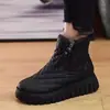 Zapatos de Algodón de Caña Alta para Mujer en Invierno Estilo Nuevo Forrados de Felpa Engrosados Antideslizantes Impermeables Botas de Nieve de Moda y Versátiles Calientes Zapatos de Algodón para Mujer