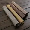 Tapete de PVC para Comida Ocidental com Ponto Estampa Diagonal Japonesa com Moldura Única Porta-copos Ecológico Base para Tigela Tapete de Mesa de Jantar de PVC Escandinavo Hotel Restaurante