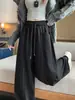Nuevos Pantalones Rectos de Mezclilla para Mujer de Primavera y Otoño, Cintura Alta, Corte Holgado, Adelgazantes, Modernos, Versátiles, Caída Suelta, Pantalones Casuales de Pierna Ancha Curvos