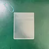 Película Laminada Transparente para Tarjeta de Boleto Láser Funda Rígida para Tarjeta Bolsa de Almacenamiento Funda Protectora para Recorte de Boleto Pequeño Funda de Almacenamiento de Plástico Portatarjetas Grande