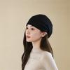 Gorra de Mujer Primavera y Otoño Gorra Fina que Muestra la Cara Gorra Pequeña de Punto Gorra para Quimioterapia Gorra para Cubrir la Cabeza de Personas de Mediana Edad y Mayores Transpirable Gorra de Luna para Mujer