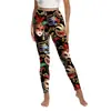 Calça Legging de Yoga Estampada Digital Mardi Gras do Carnaval de Nova Orleans Transfronteiriça com Máscara e Pena