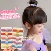 Elástico de cabelo infantil corda de cabelo para bebê cabeça de bola não machuca o cabelo anel de cabelo meninas acessórios de cabelo de alta elasticidade com rabo de cavalo