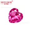 Corindón Cultivado Importado de Colores Forma de Corazón Cambia de Color Rosa Piedra Suelta 3-10mm Gema para Accesorios Fábrica Venta al por Mayor